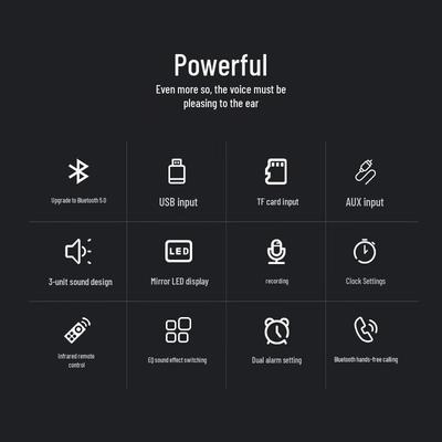 Aigo T115 Portable Bluetooth Speaker CN Plug (adapter Included) (CN Version)