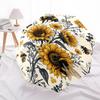1PC Sunflowers Bees Umbrella-8-Rib Reinforced, Automatic Open, Lightweight & Durable, Fashion Accessory for Outdoor, Beach L0423