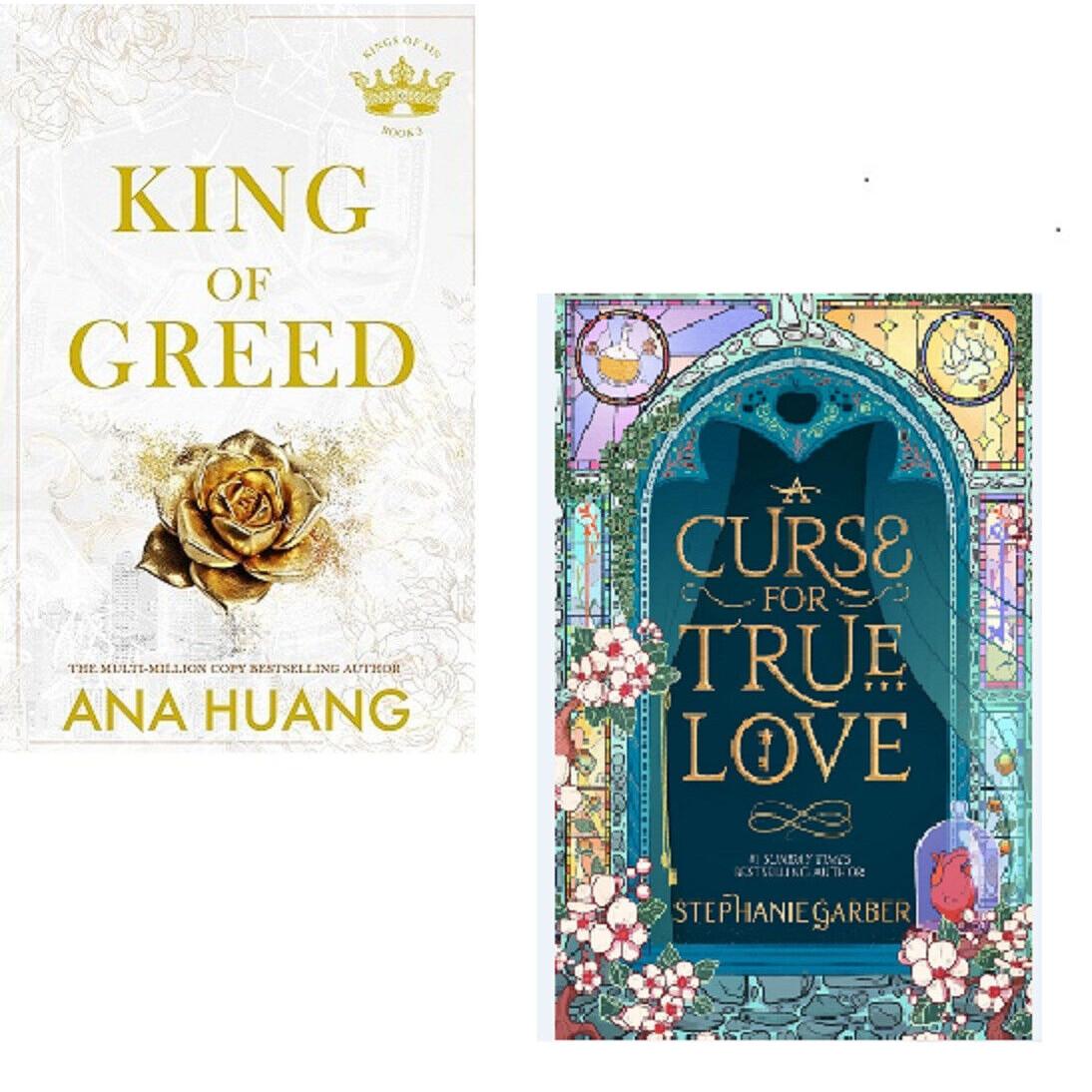 

King of Greed & A Curse for True Love paperback combo