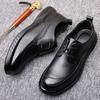 New leather shoes men's non-slip soft surface soft sole versatile foot casual shoes leather one-pedal men's shoes comfortable
