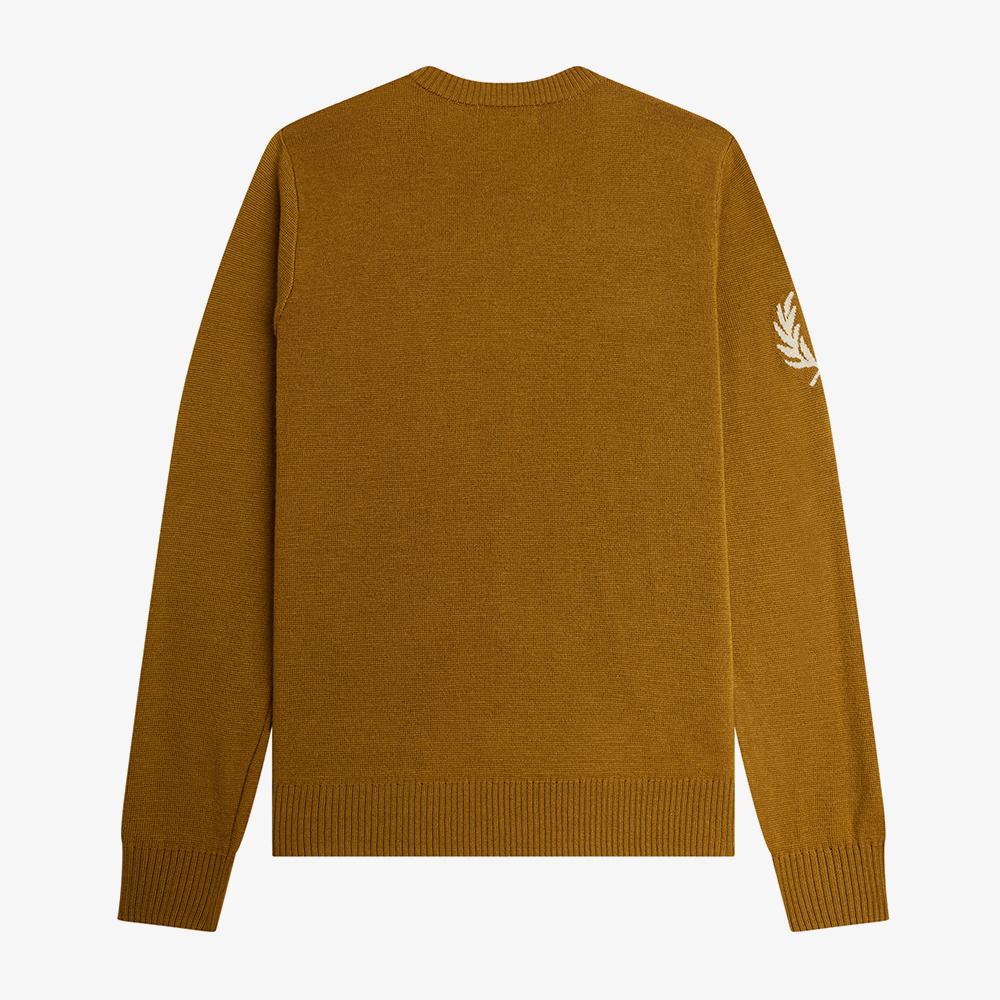 Fred Perry [Sharp] Laurel Wreath Crewneck Knit (644) Afpm2336516-644