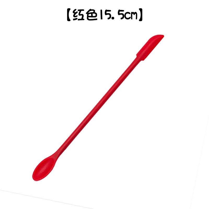 

Силиконовая ложка для очистки сургуча, двусторонний скребок, инструмент для украшения «сделай сам», эпоксидная смола, очистка краев шариков из расплавленного воска красный