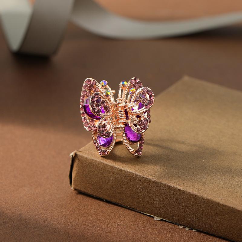 Mittelgroße Haarspange mit Strasssteinen im koreanischen Stil - Damen-Haarschmuck & Schmuck