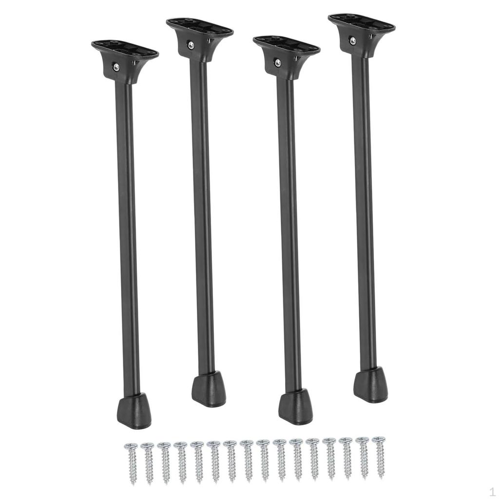 4 Pieces Folding Table Legs Bed Laptop Desk Feet Furniture Accessories DIY
