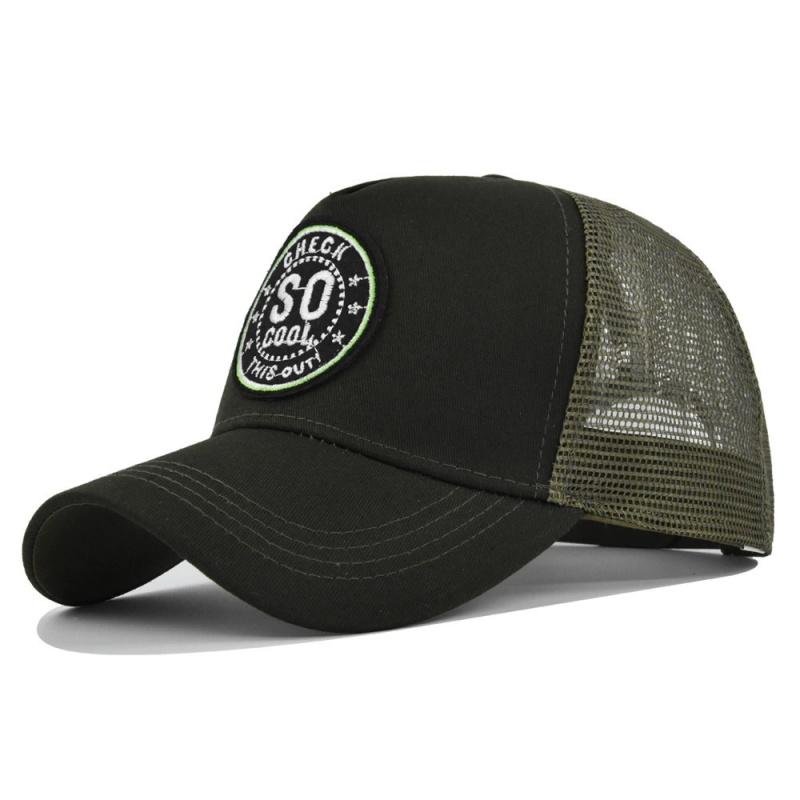 Tak Fajny Siatkowy Kapelusz Baseballowy z Haftem Nowy Letni Jednolity Kapelusz Przeciwsłoneczny Mężczyźni Kobiety Unisex-Młodzież Bawełniane Czapki Snapback Modna Czapka Hip Hop