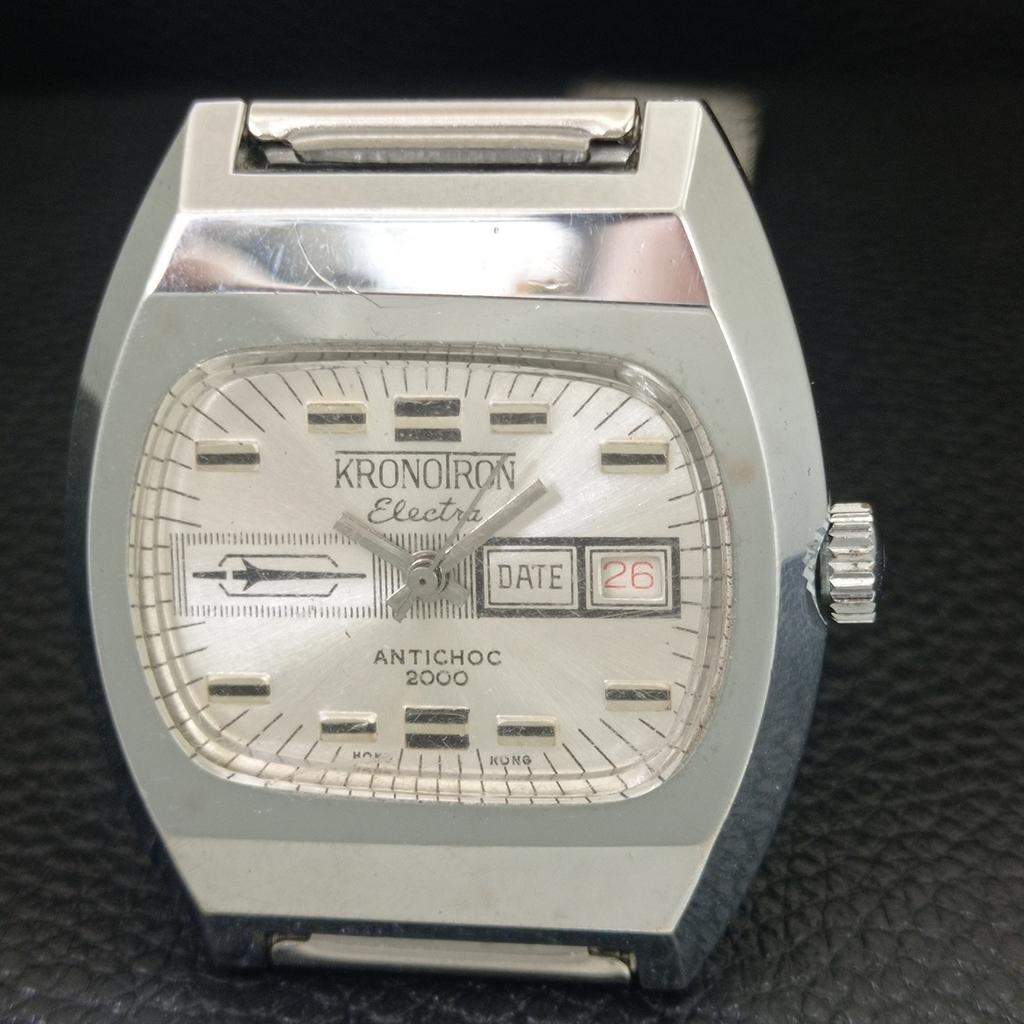 VINTAGE KRONOTRON HAND-WINDING HONG KONG MENS WATCH a704663-1
