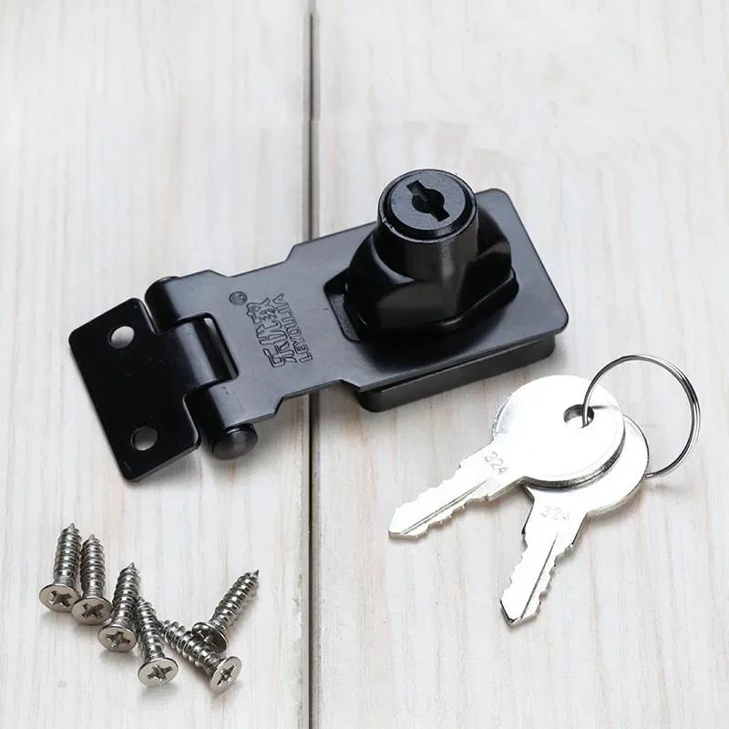 Household Lock Punch-free With Lock Drawer Locks Letter Box Locker Double Door Cabinet Office Cabinet Security Combination Lock