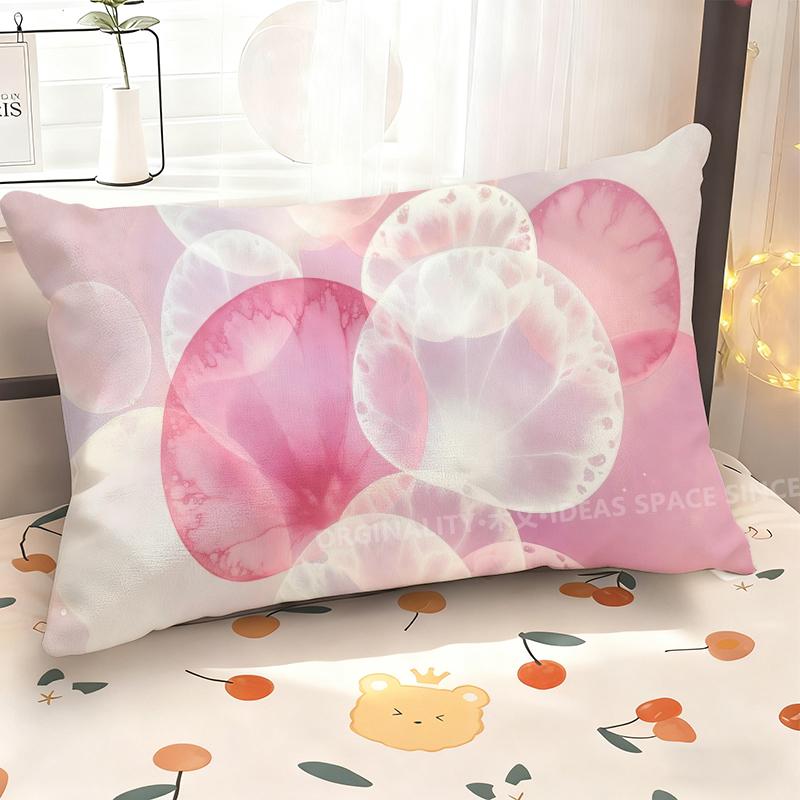 Pink Abstract Pattern Pillowcase Suitable For Sofa Bedroom Car Pillow Cover Cushion Rectangular Back Cushion