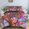 Abstract Human Face Duvet Cover Twin Full King Double Microfiber Mystic Artwork Comforter Cover Psychedelic Graffiti Bedding Set
