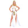 Costume de déesse grecque, robe de princesse égyptienne blanche, guerrier, Halloween, Cosplay