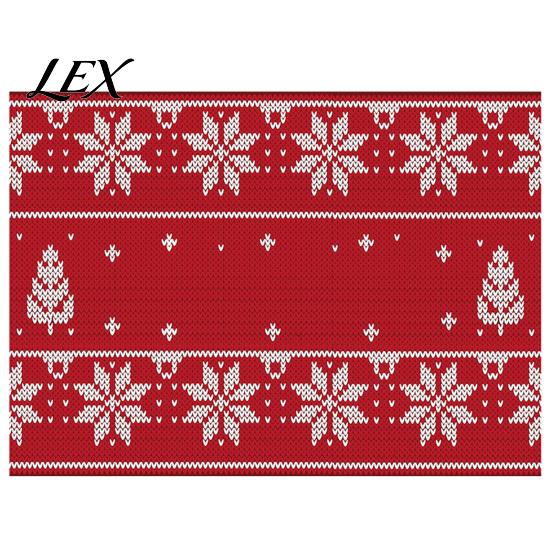 Table Mats for Hot Dishes 12.6" X 17.7" Christmas Placemats, Washable Place Kitchen Festive Decor Gifts Dining Table, Heat Resistant Holiday