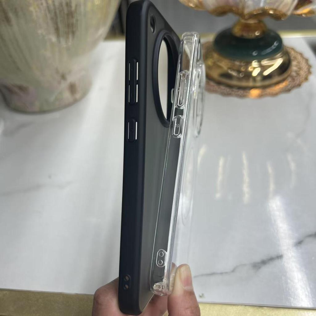 Wlons Transparent Airbag Magnetic Protective Case for Oppo Find X9 Ultra/X8s/X8 Pro