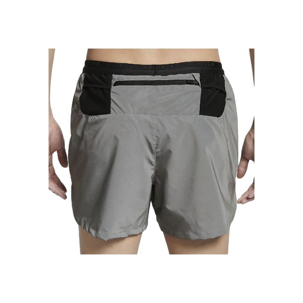 Nike Breathable Minimalist Fashion Running Shorts Men shorts Reflective-Silver Black HM9064035