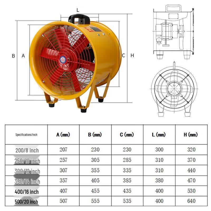 DSFB Marine Portable Explosion-Proof Axial Fan