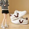 2025 New Women Motion Little White Shoes PU Comfort Women Casual Shoes Outdoors Sneakers Soft Non-slip Sneakers Zapatos De Mujer
