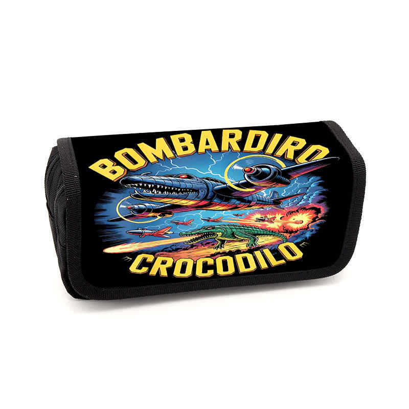 Brain Rot Pencil Case Animation Peripheral Storage Bag Stationery Pencil Case
