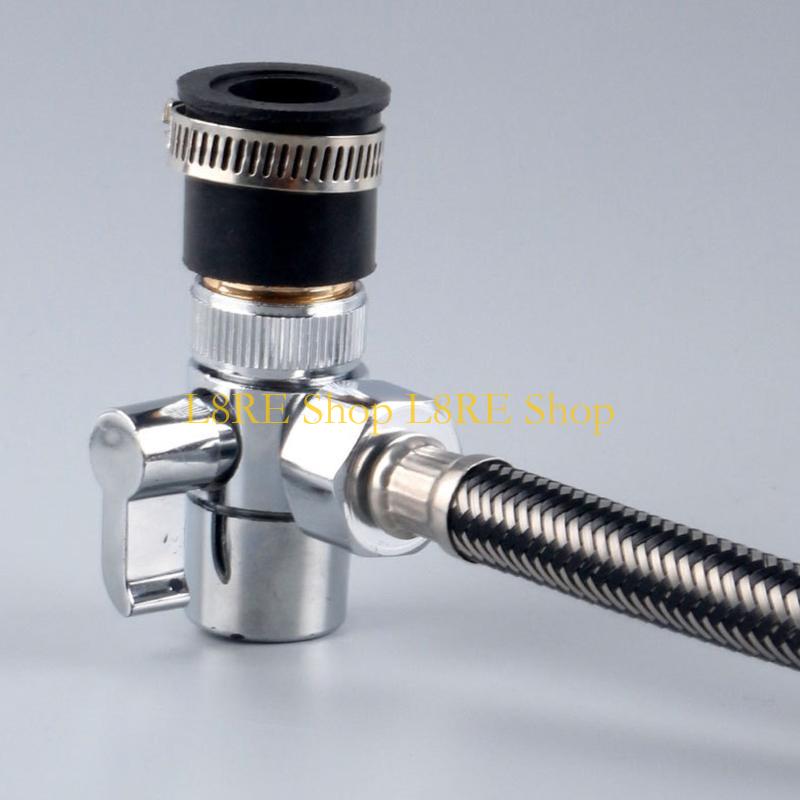 L8RE Alloy 1/4" Tube Single Cut for Valve Diverter Switch Water Divider Conversion Faucet Water Inlet Accessories Kitchen Too