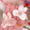 Shading Eyepatch Comfortable Plush Sleeping Mask 2Pcs with Rabbit Ears