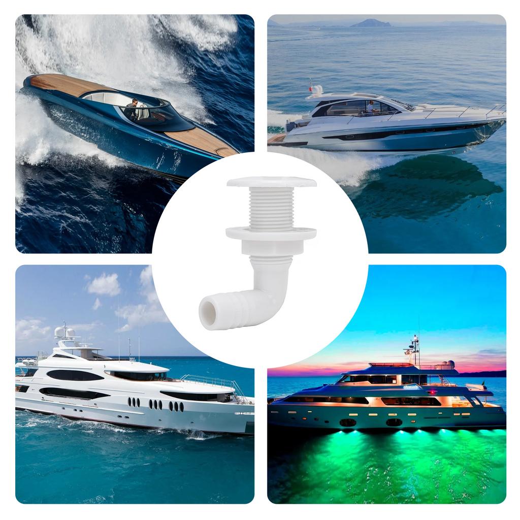 Flexibly Bendable 0.75in Dia. 6.56ft Bilge Pump Hose High Pressure Resistant Bilge Pump Installation Kit for 750GPH Bilge Pump