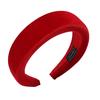 Haimeikang New Padded Headbands For Women Wide Velvet Bezel Hair Band Hair Hoop Girls Sponge Thick Solid Color Hair Accessories