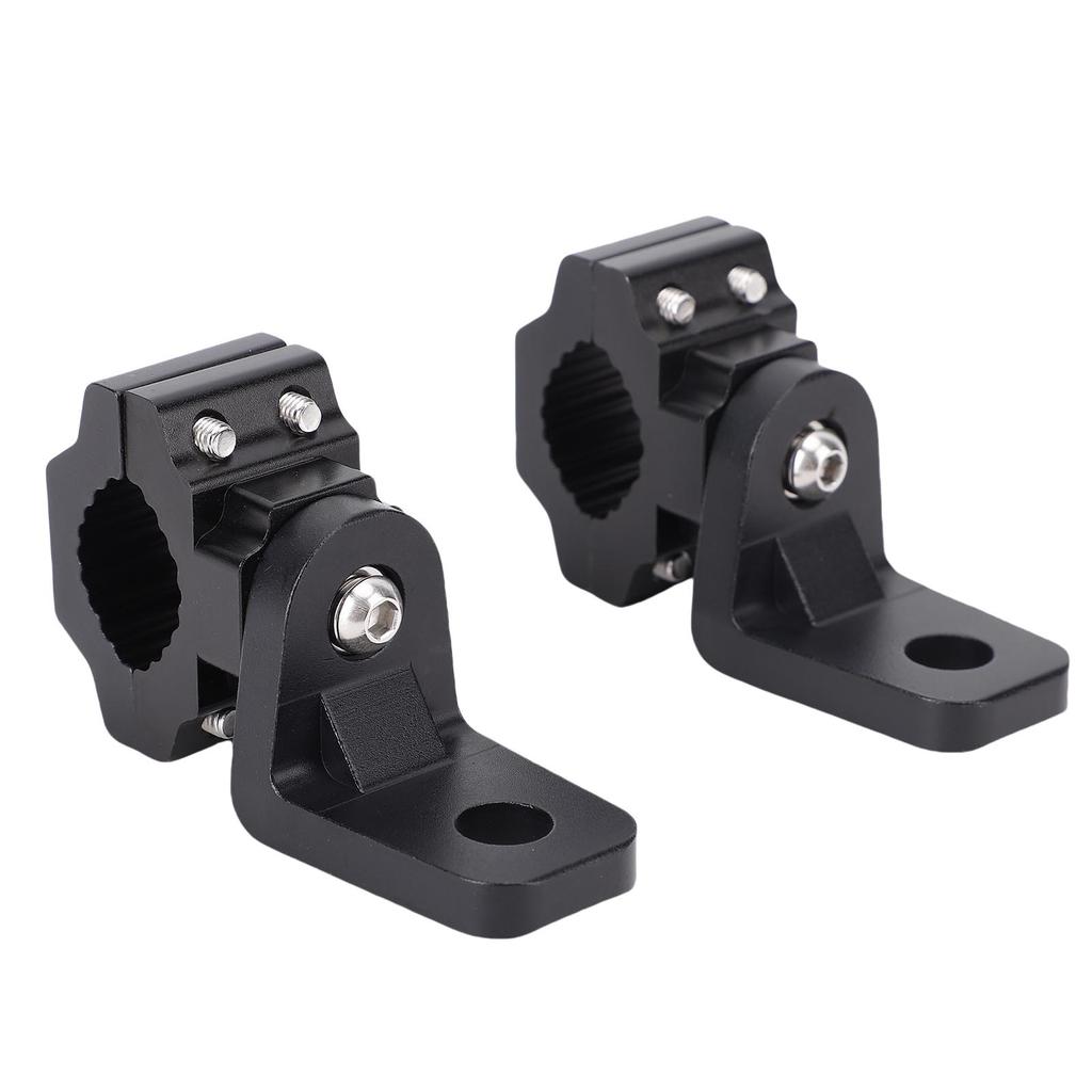 2pcs UTV Whip Light Mount 1.75 To 2 Inch Roll Cage Clamp 360 Degrees  Rotation Flag Off Road Light Mounting Brackets