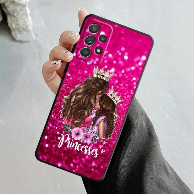 Cover For Samsung Galaxy A12 A34 A54 A73 A53 A71 A51 A31 A33 A22 A21s A13 A32 A72 A52 A23 Women Super Mom Baby Princess Queen