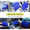 1/2PCS Chenille Plush Gloves for Car Cleaning Thickened Doublesided Car Cleaning Tools Ultrafine Fiber Car Washing Gloves