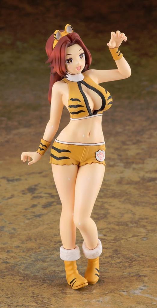 Hasegawa Egg Girls Collection 27 Shironagi Mikumo Unpainted Resin Kit SP522 1/12 No. (Tiger)