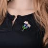 Vintage Bouquet Corsage Women Pearls Collar Pineapple Tree Fashion Thistle Tree Brooch