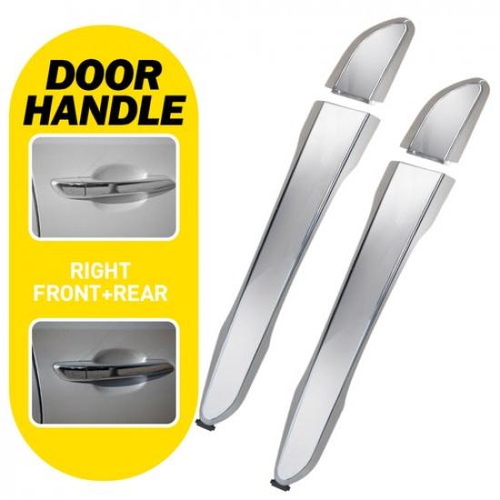 2X For 2016- Hyundai Tucson Outside Exterior Door Handle Front & Rear Right