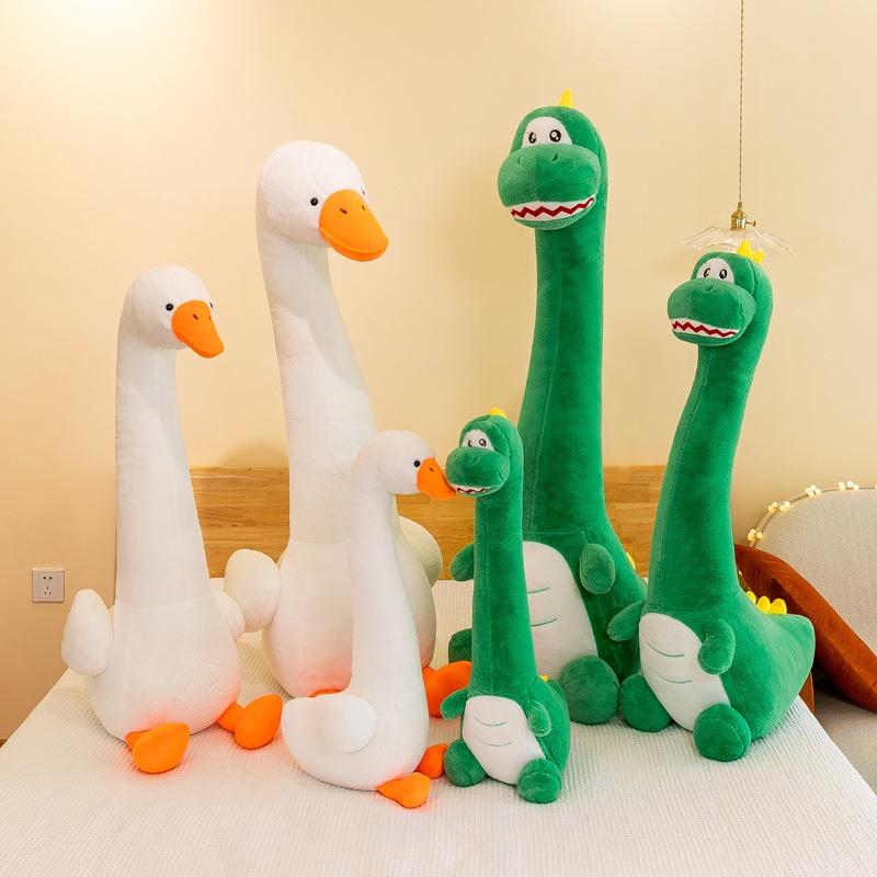 Creative Dragon Palace Inspired Plush Pillow Perfect For Snuggling Long Neck Goose