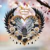 Acryl Diamant Malerei Hängender Anhänger Diamantbild Heimdeko Strass Diamant Malerei Fensteranhänger für Garten Fenster Dekoration