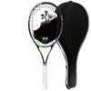 Racchetta da allenamento per principianti in composito di carbonio con protezione per il polso da tennis, colla per le mani