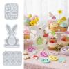Easter Eggs Resin Casting Mould Rabbit Mushroom Pendant Making Mold  Pendnat Making