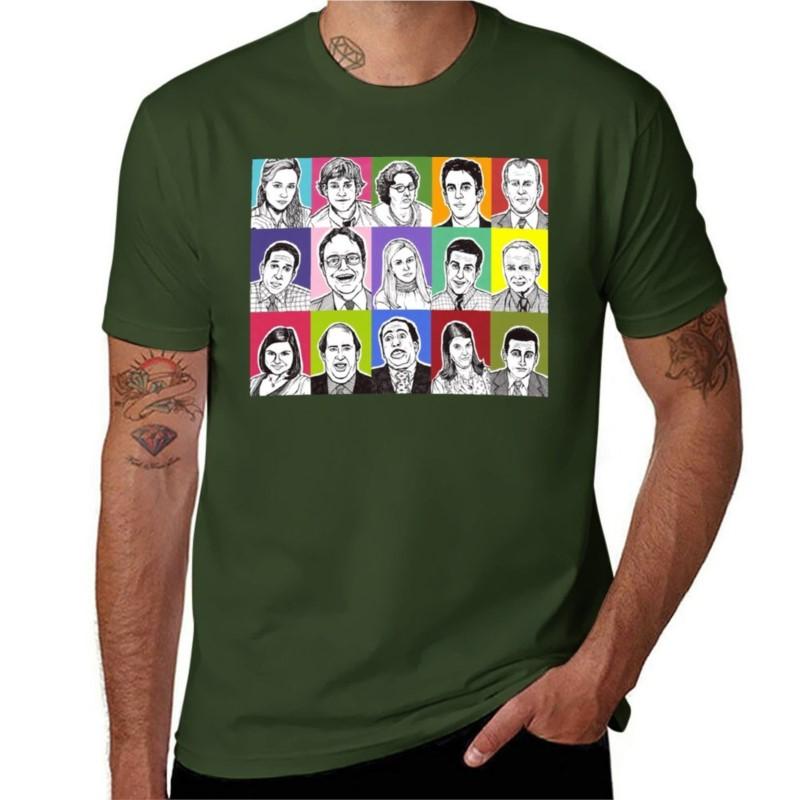 The Office T-Shirt übergroßes T-Shirt Übergrößen T-Shirts Kurzes T-Shirt Kurzarm Unisex Grafik-T-Shirts