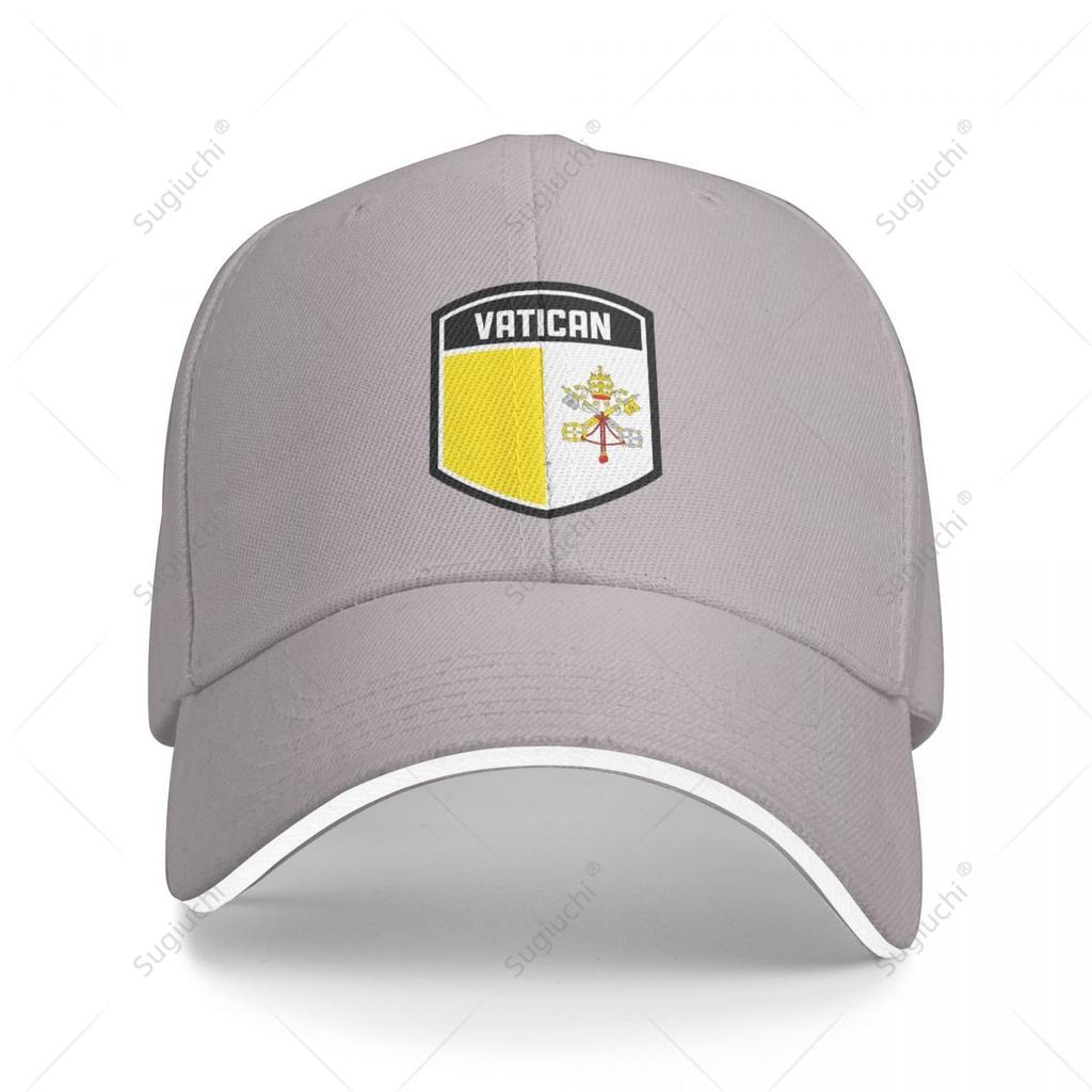 Multifunction Vatican Flag Shield Sandwich Baseball Cap Unisex Sports Casual Caps Golf Hat Fishing Outdoors