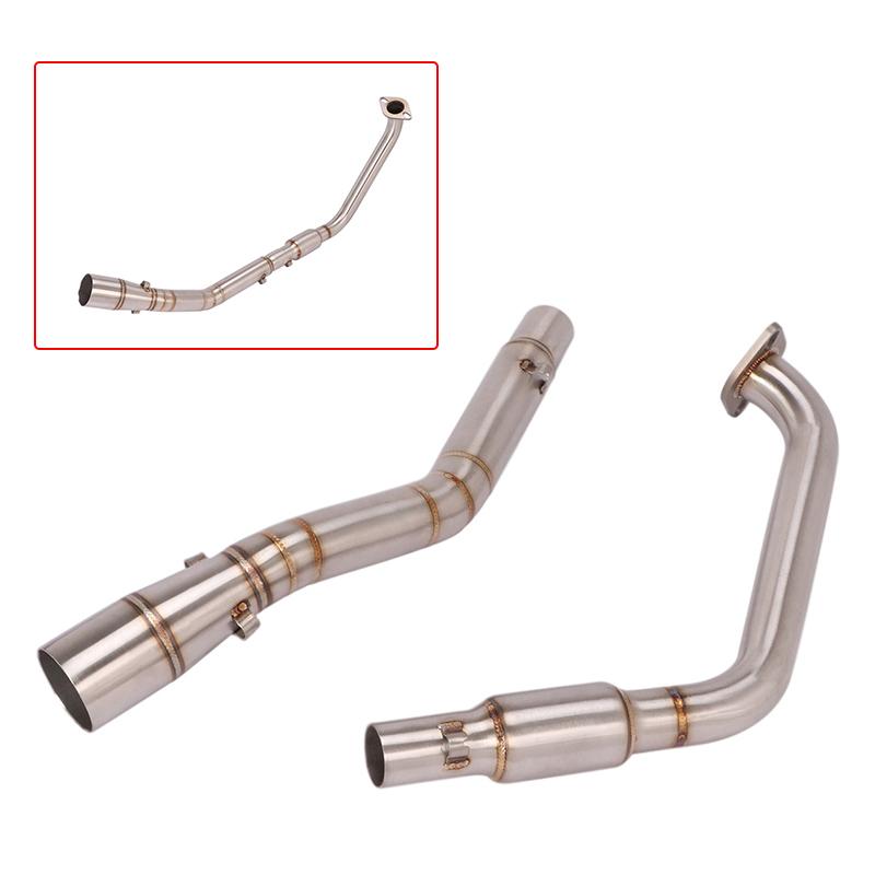 For YAMAHA MT15 YZF R15 V3 MT125 MT 125 2017 - 2024 Years Motorcycle Exhaust Escape Front Mid Link Pipe Connecting 51mm Muffler