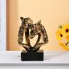 Horse Head Statue Ornament Horse Animal Sculptures Horse Figurines Decorative Objects for Home Office Bookshelf Table