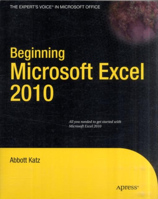 Kniha Beginning Microsoft Excel 2010