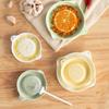 2Pcs Ceramic Grater Plate Set Ceramic Ginger Garlic Grater Plates with Olecranon Diversion Port Multipurpose Grinders for Juice Control