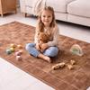 [5] COLORADO BROWN 67x200cm Anti-slip Rug D7563