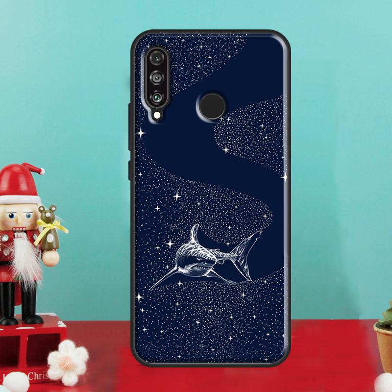 

Starry Orca Whale Shark For Huawei Nova Y70 Y90 Y60 Y72 Y73 Y61 Y91 9 10 SE 12i 12s 11i 8i P30 P40 Lite P60 Pro Case Huawei P30 Lite