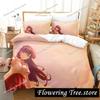 3d Anime Komi-san wa, Komyushou desu Bedding Set Boys Girls Twin Queen Size Duvet Cover Pillowcase Bed Kids Adult Home Textiles