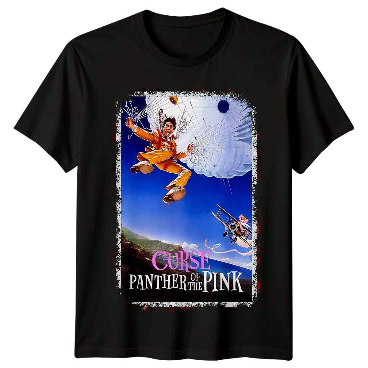 

Curse of the Pink Panther (1983) Movie Poster Inspired 100% Cotton T-shirt Mens Tees Top Retro Tee Unisex L
