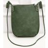 Vintage Style Womens Pu Leather Handbag Small Bucket Crossbody Bag For Fashionable Women