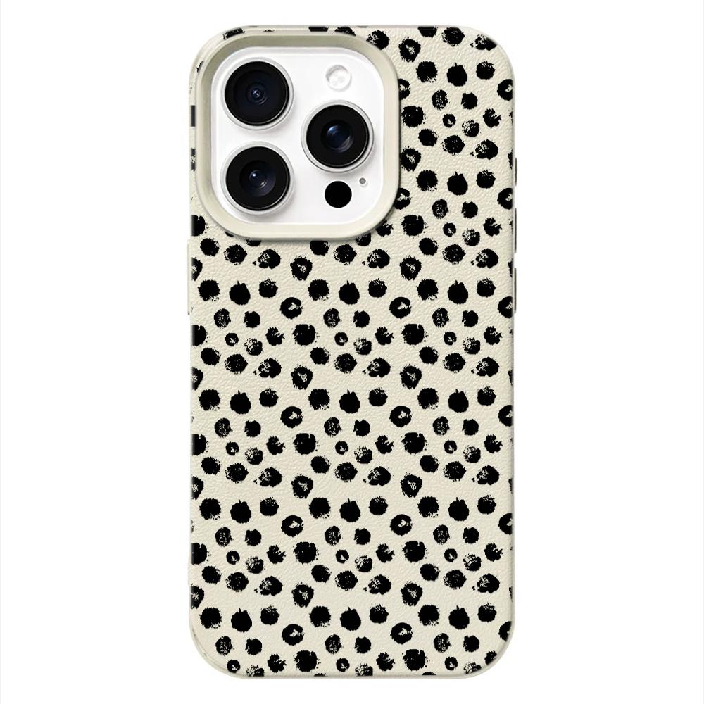 Dot Polka Lace Phone Case For Samsung A05S A06 07 15 16 34 35 53 54 55 S23 24 25 Ultra S24 FE A17 26 36 56 Protective Cover