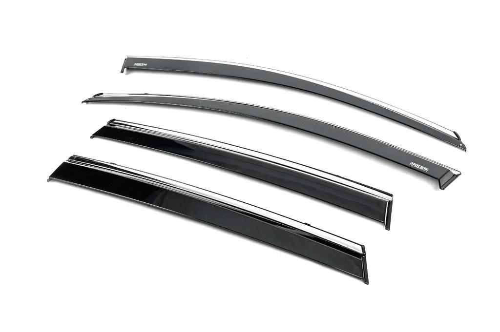 Windshields with Chrome (4 Pcs, Niken) for Honda CRV 2017-2022
