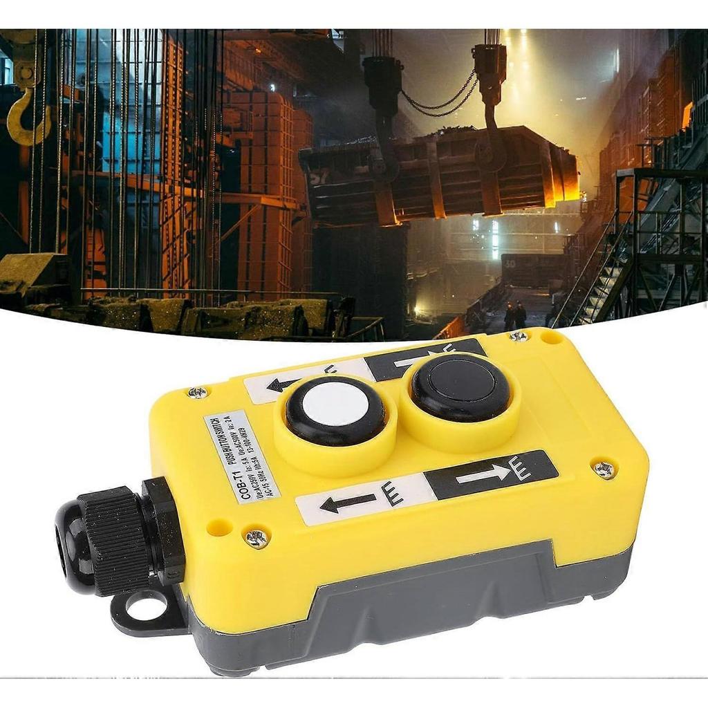 2025 Latest Model  Electric Hoist Crane Pushbutton Switch AC250V 5A 500V 2A IP68