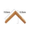 Chandini Coffee Filter Holder, Triangular, Solid Wood Stand, Stylish Dining Table Decor, Hotel, Natural Wood Color