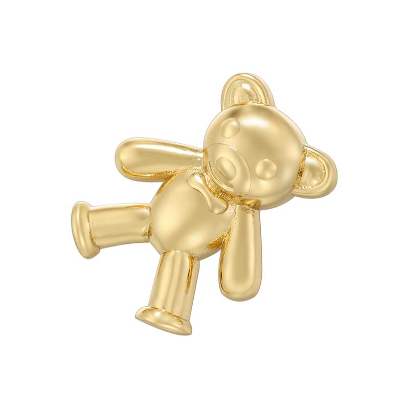 ZHUKOU 9 Styles Cubic Zirconia Charms for Jewelry Making Cute Bear Jewelry Pendants Heart DIY Charms Jewelry Accessories VD1431